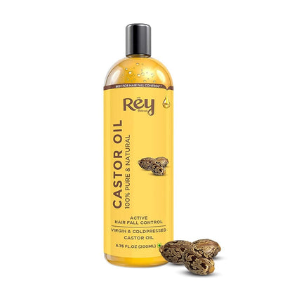 Cold Pressed Castor Oil, 200ml