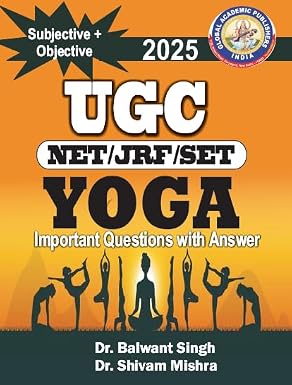 UGC NET/JRF/SET YOGA - Important Questions with Answer (Subjective +Objective 2025) Paperback  27 June 2025