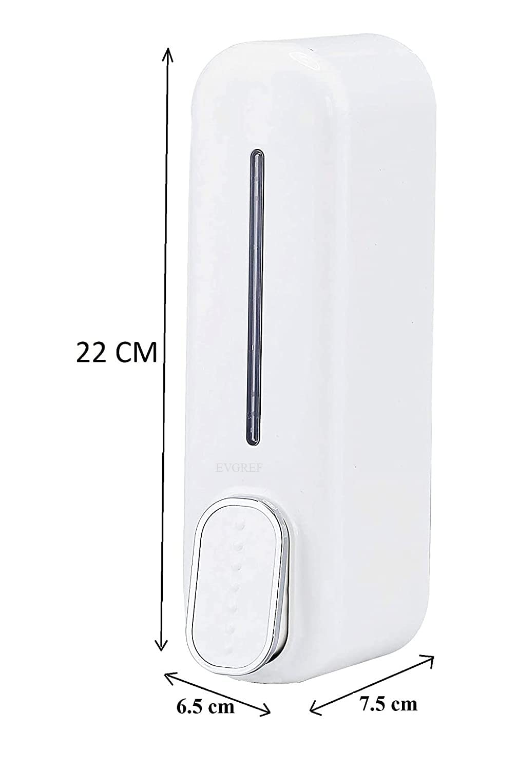 Wall Mounted Soap Dispenser - Plastic - White - 350 ml - Easy to Assemble