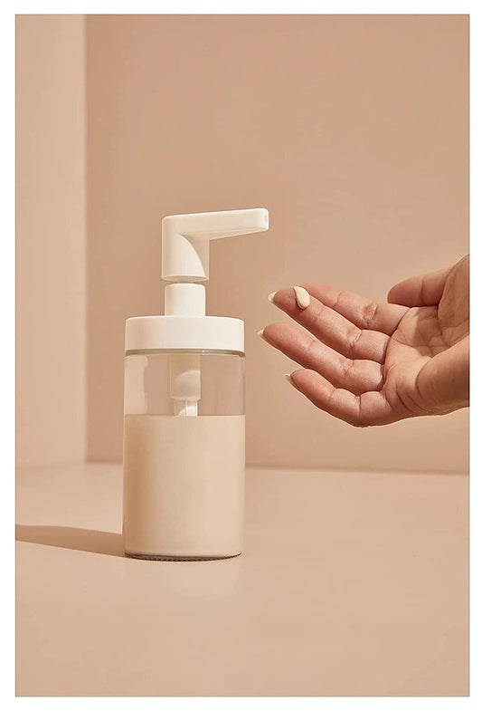 Soap Dispenser - White - 6L x 6W x 15H cm - BPA Free