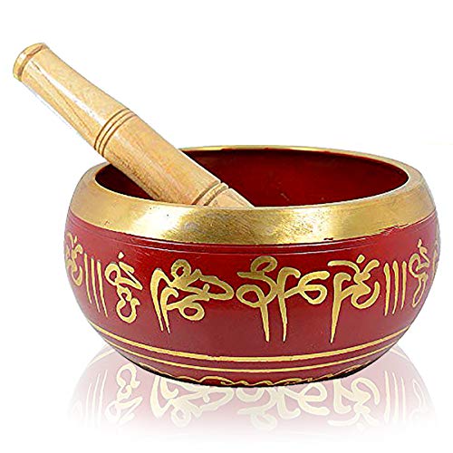 Singing Bowl | Tibetan Buddhist Meditation Instrument | Metal Alloy | 4 Inch Diameter