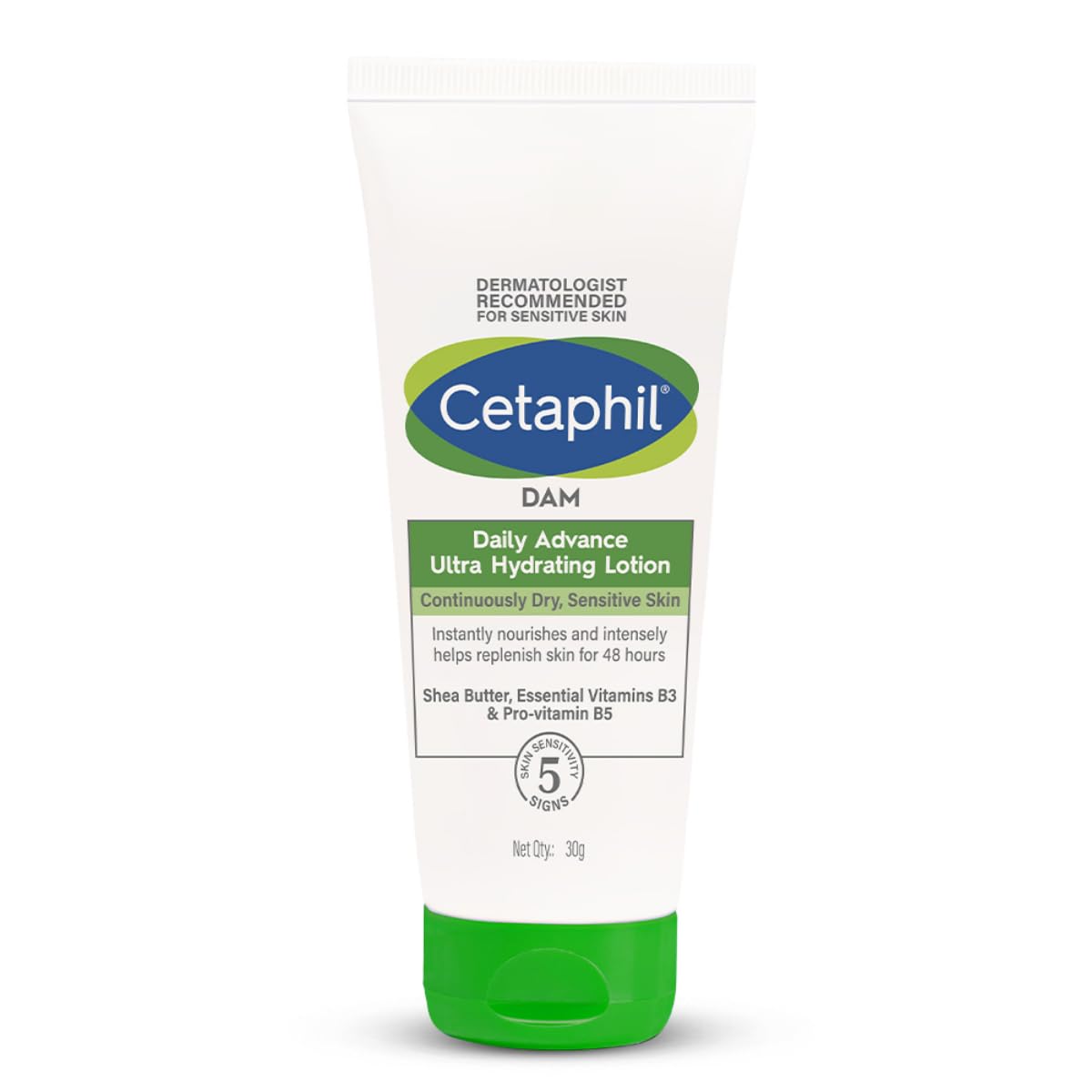 Ultra Hydrating Lotion for Dry, Sensitive Skin, 30g, Fragrance-Free