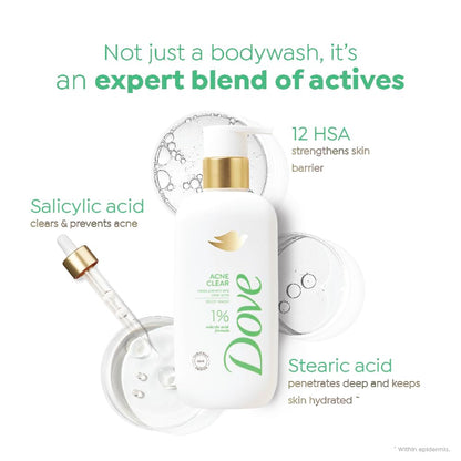 Acne Clear Serum Body Wash with 1% Salicylic Acid - 300 ml