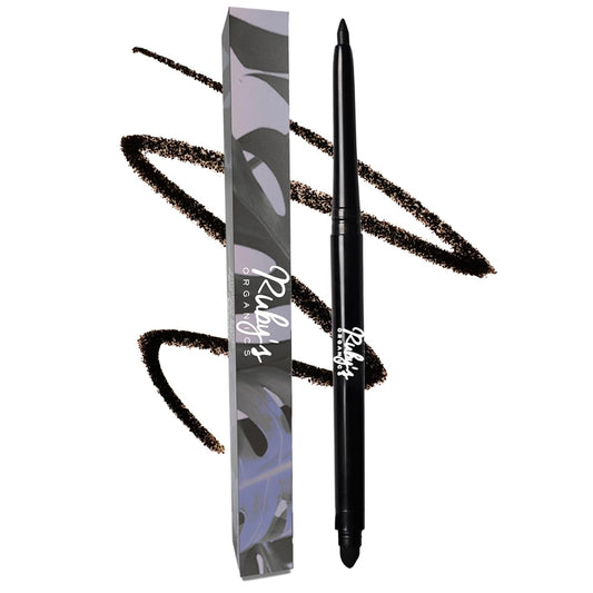Organic Kohl Eyeliner - Black, Long-Wearing, Vegan, 0.35 Gm