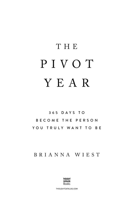 The Pivot Year