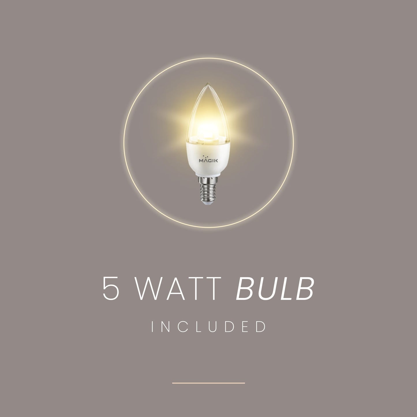 Table Lamp with Off-White Fabric Shade and Taupe Concrete Base - 27 cm - Includes 5W LED Bulb