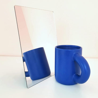 Acrylic Wall Mirrors - Rectangular Shape - 6.3'' x 8.3'' - Self-Adhesive - Pack of 4