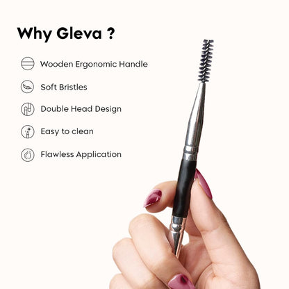 3-in-1 Eyelash Comb, Shaper & Eyebrow Brush Double Head Tool