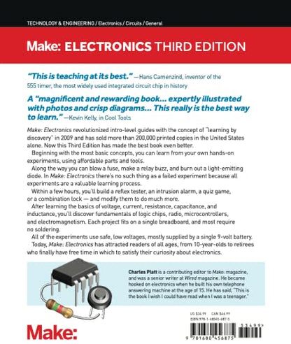 Make: Electronics: Learning by Discovery: A hands-on primer for the new electronics enthusiast 
