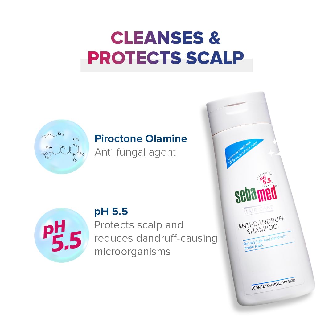 Anti-Dandruff Shampoo pH 5.5, 200ml - 50% Less Dandruff