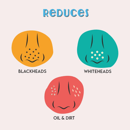 Charcoal Nose Strips with Aloe & Tea Tree Oil - Pack of 6