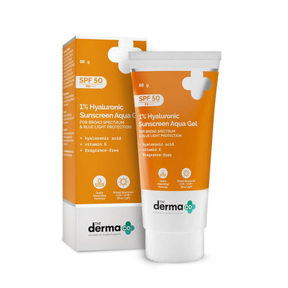 1% Hyaluronic Sunscreen Aqua Gel SPF 50 PA++++, 80g