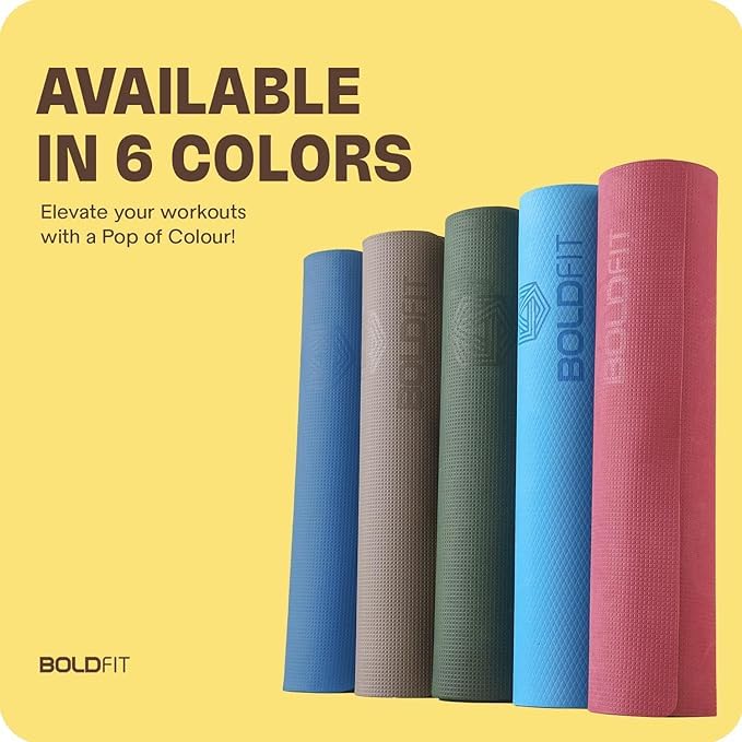 Durable Anti-Slip EVA Yoga Mat for Home Workouts - 4mm Grey