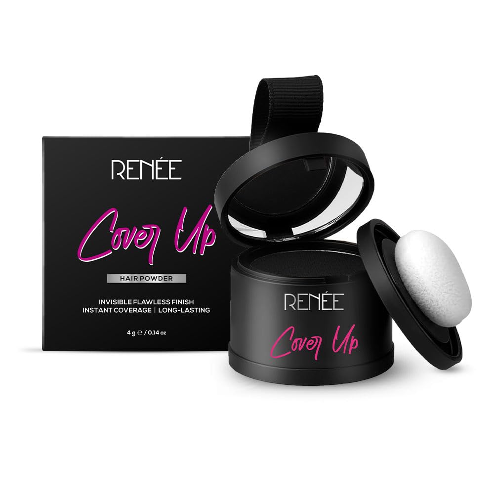 Black Hair Powder 4g - Covers Grey Roots & Bald Spots Instantly