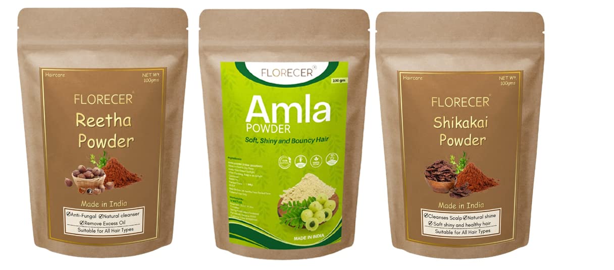 Natural Amla Reetha Shikakai Hair Pack - 100g