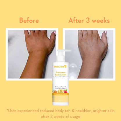 Sunscreen Body Lotion SPF 50 PA+++ 200ml - No White Cast