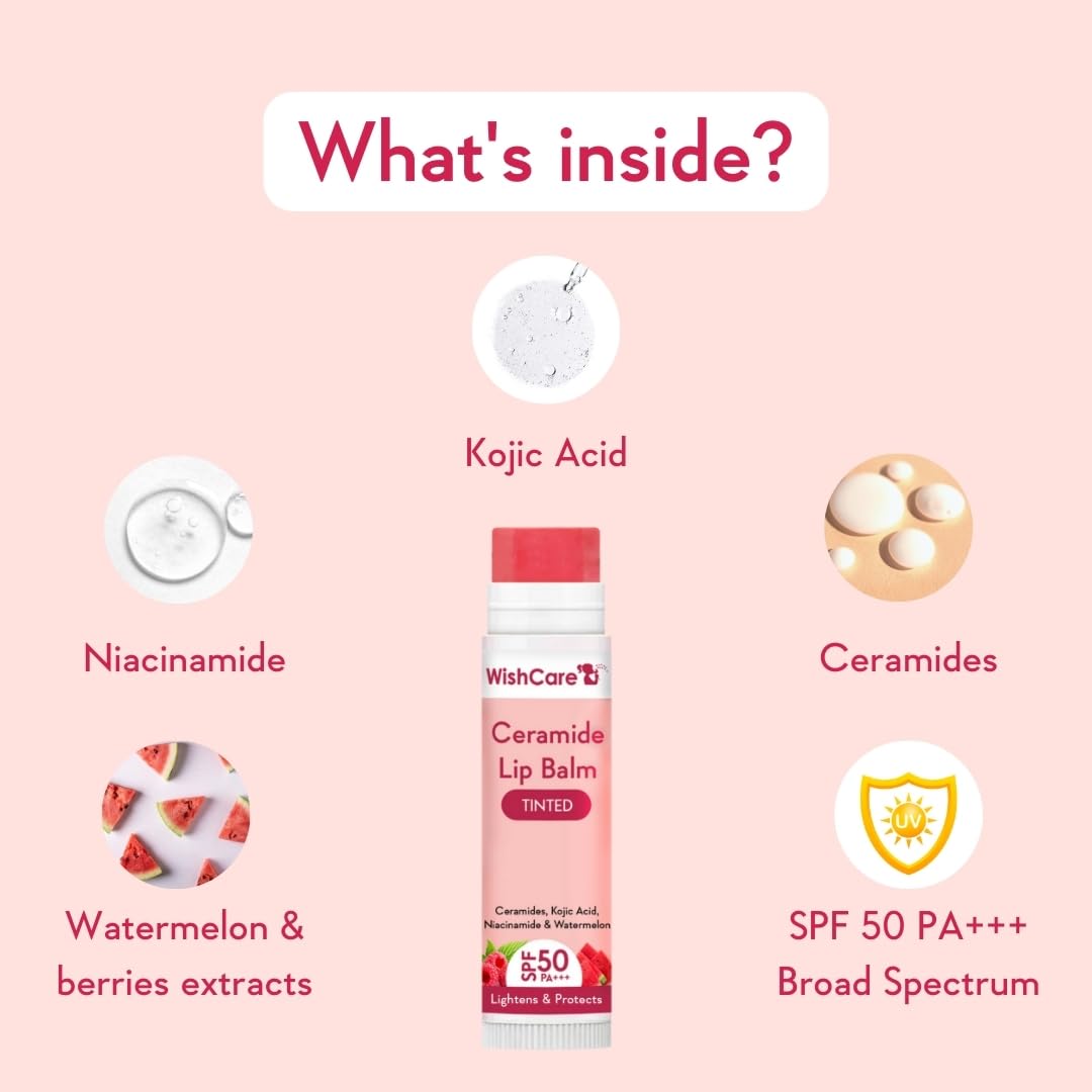 Tinted Lip Balm SPF 50 PA+++ with Kojic Acid & Niacinamide 5g
