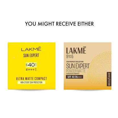 Sun Expert Ultra Matte SPF 40 Compact, Non-Greasy, 7g