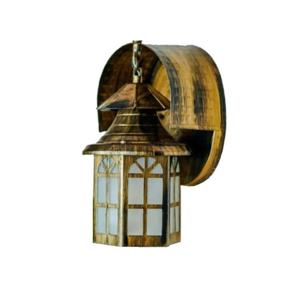 Rustic Wall Lamp Sconce Light Fixture Metal Antique Finish E27 Holder 30cm