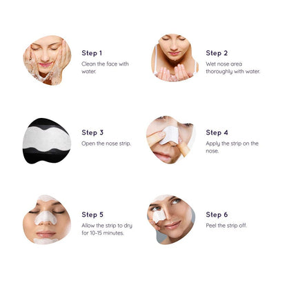 Deep Purifying Nose Strips with Green Tea & Witch Hazel, 6-Pack