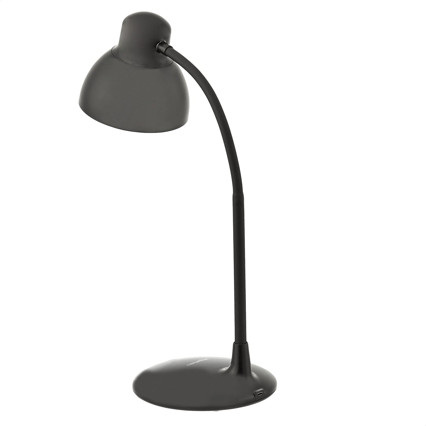 LED Table Lamp with Dimming Feature, Black Plastic, 9W, 3 Color Modes