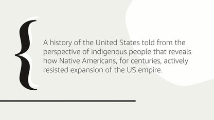 An Indigenous Peoples' History of the United States (ReVisioning History) 
