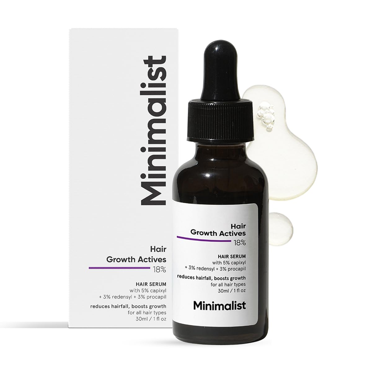 Hair Growth Serum 18% Actives for Hair Fall Control 30ml