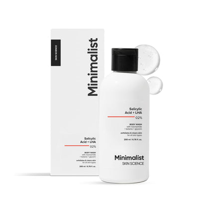 Gentle Exfoliating Body Wash with 2% Salicylic Acid - 200 ml