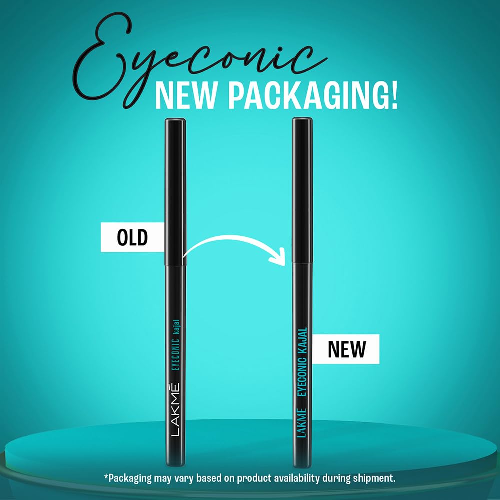 Waterproof Smudge-Proof Black Kajal Pencil - Long Lasting