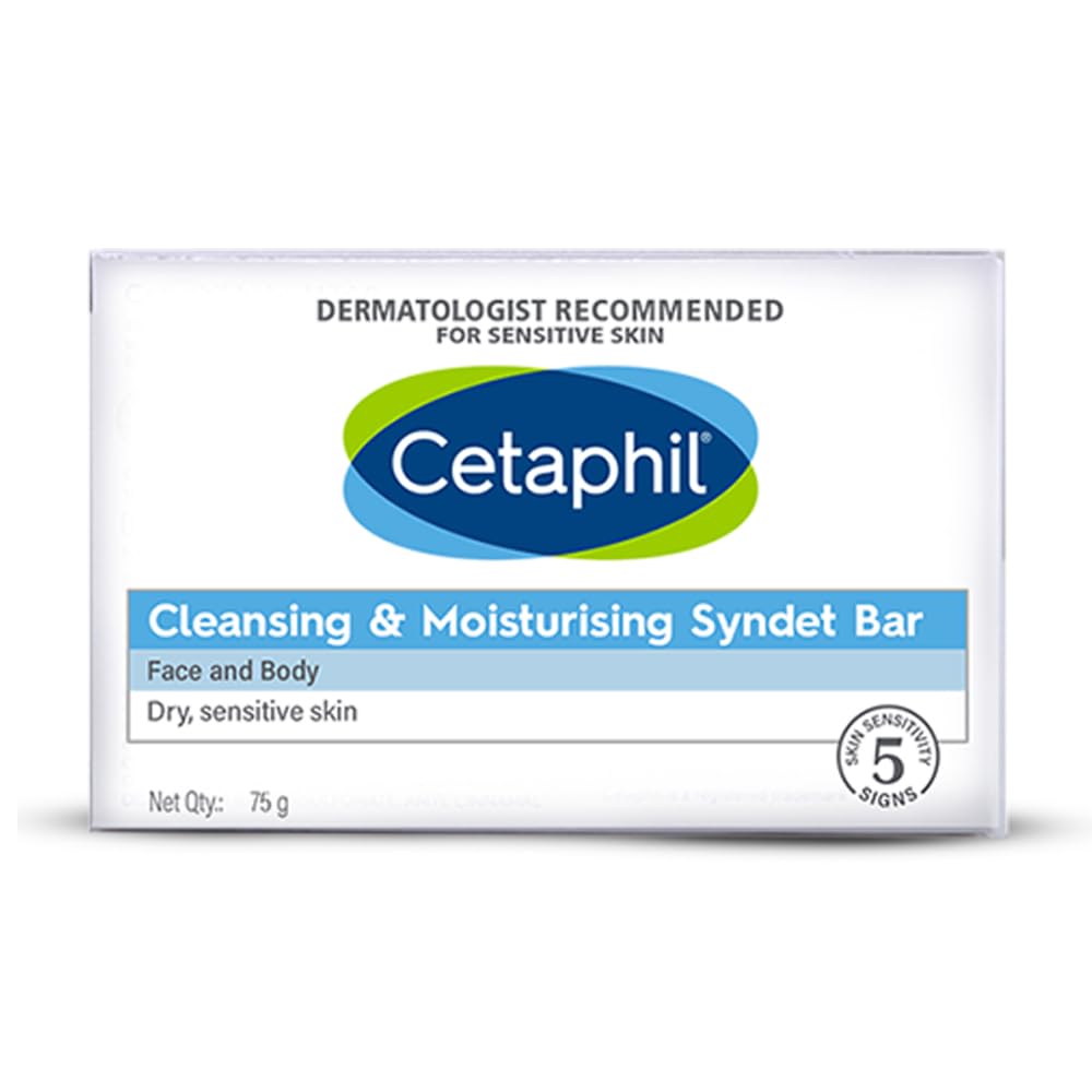 Cetaphil Syndet Bar Shea Butter 75g for Sensitive Skin
