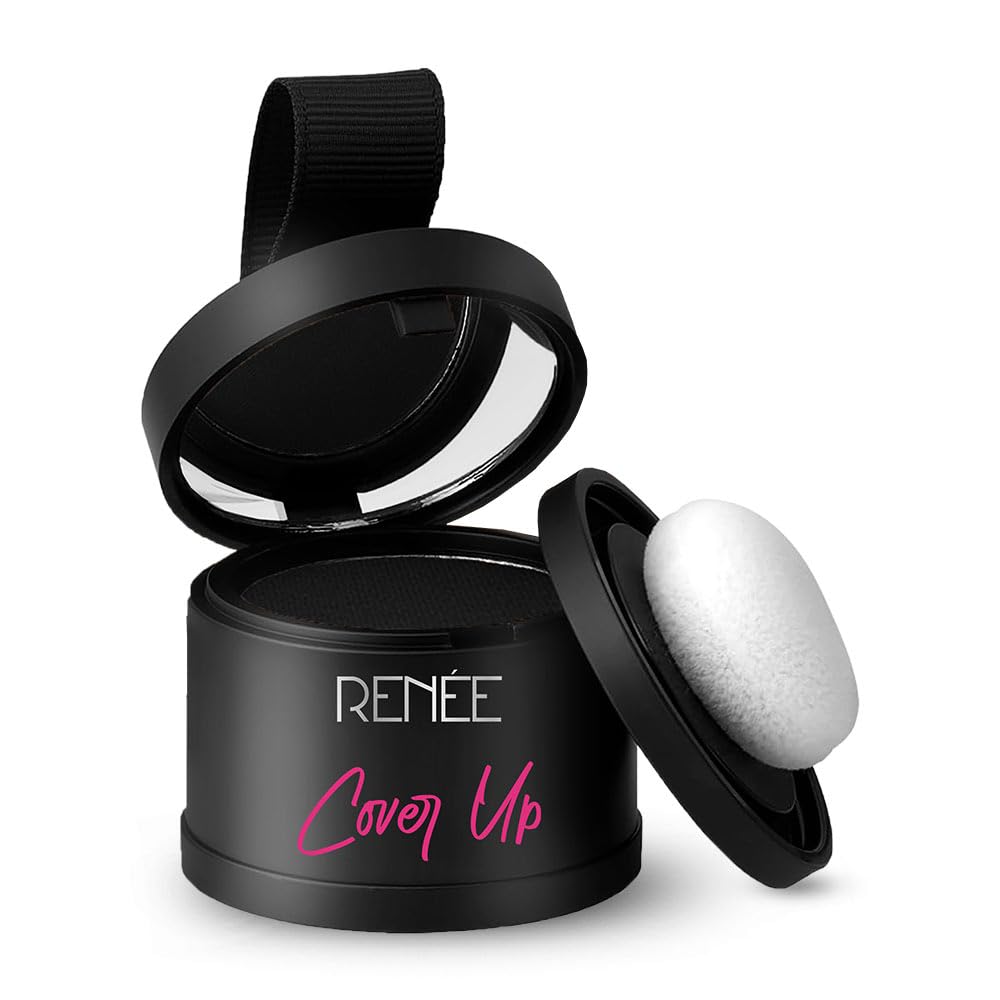 Black Hair Powder 4g - Covers Grey Roots & Bald Spots Instantly