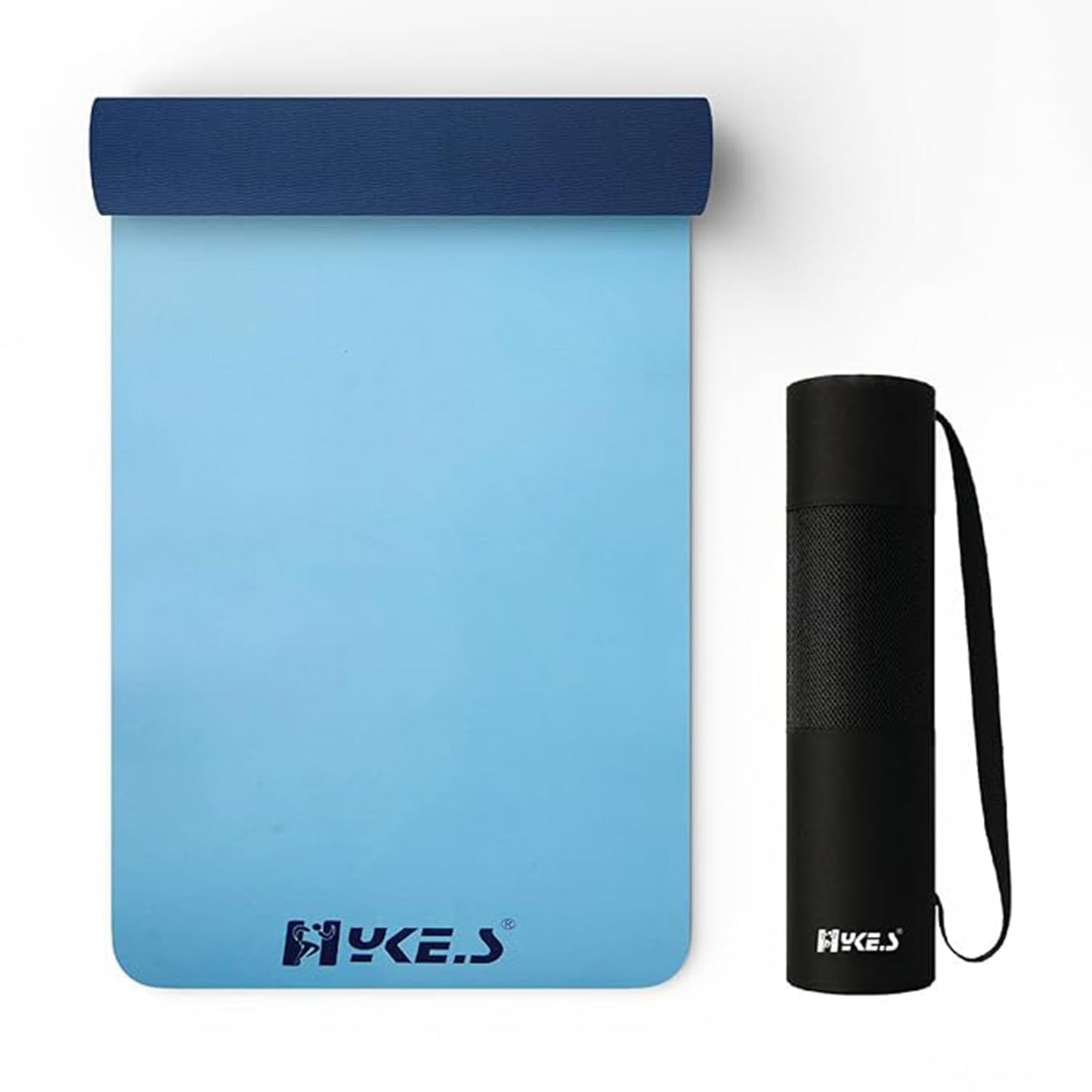 Eco-Friendly Non-Slip Yoga Mat - 6mm Thickness with Carry Bag