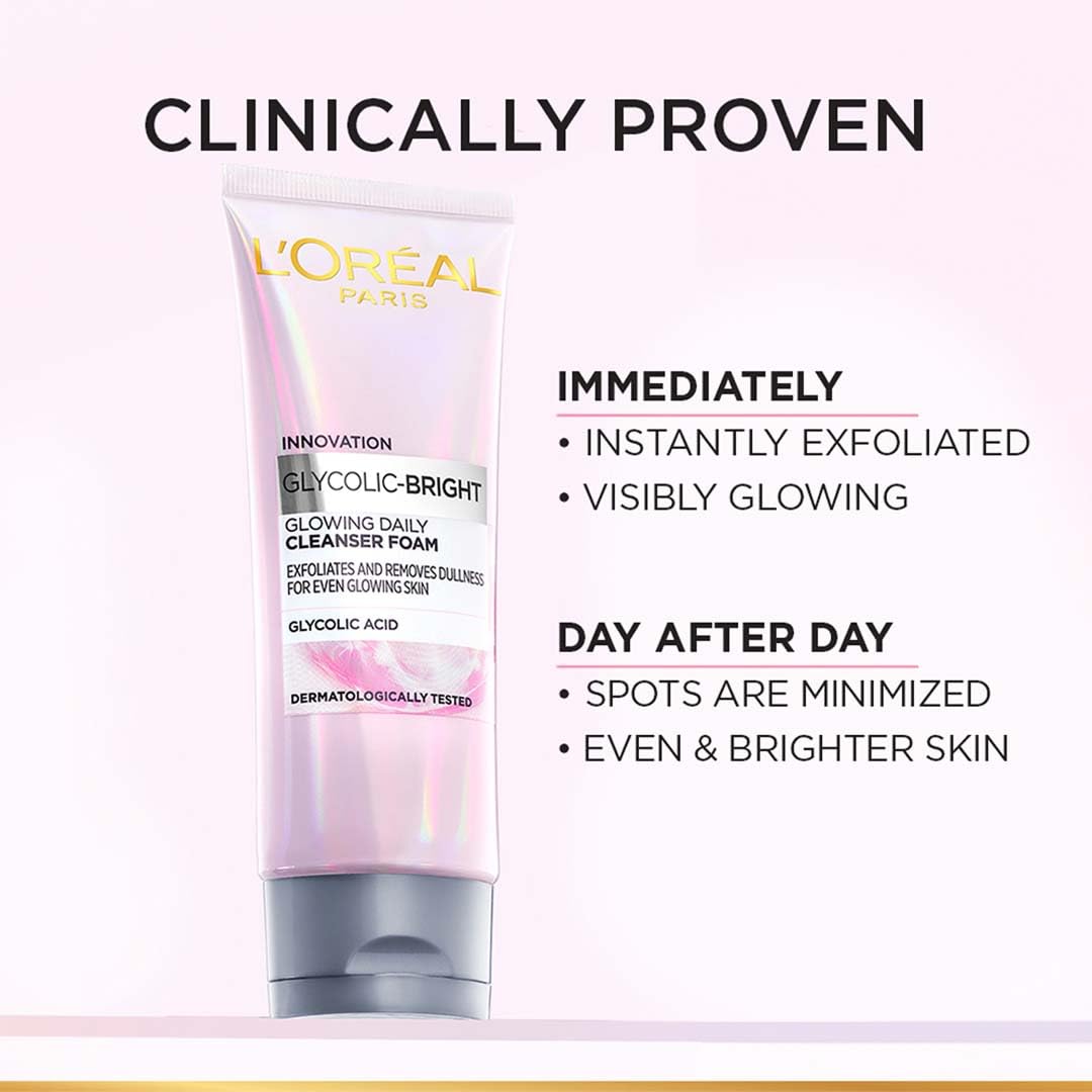 Glycolic Acid Daily Foaming Face Cleanser - 100ml