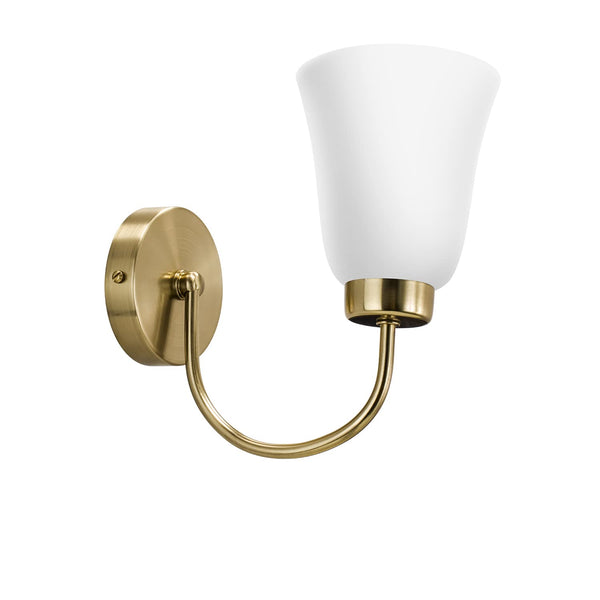 Wall Light - Contemporary Sleek Design - Mild Steel & Brush Bronze - E27 - Indoor Decorative Lighting