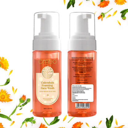 Omeo Calendula Foaming Face Wash - Gentle, Daily Use, Safe For All Skin Types
