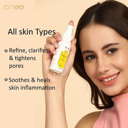 Omeo Lemon Face Mist With Papaya & Cucumber Extract - Cool & Refershing