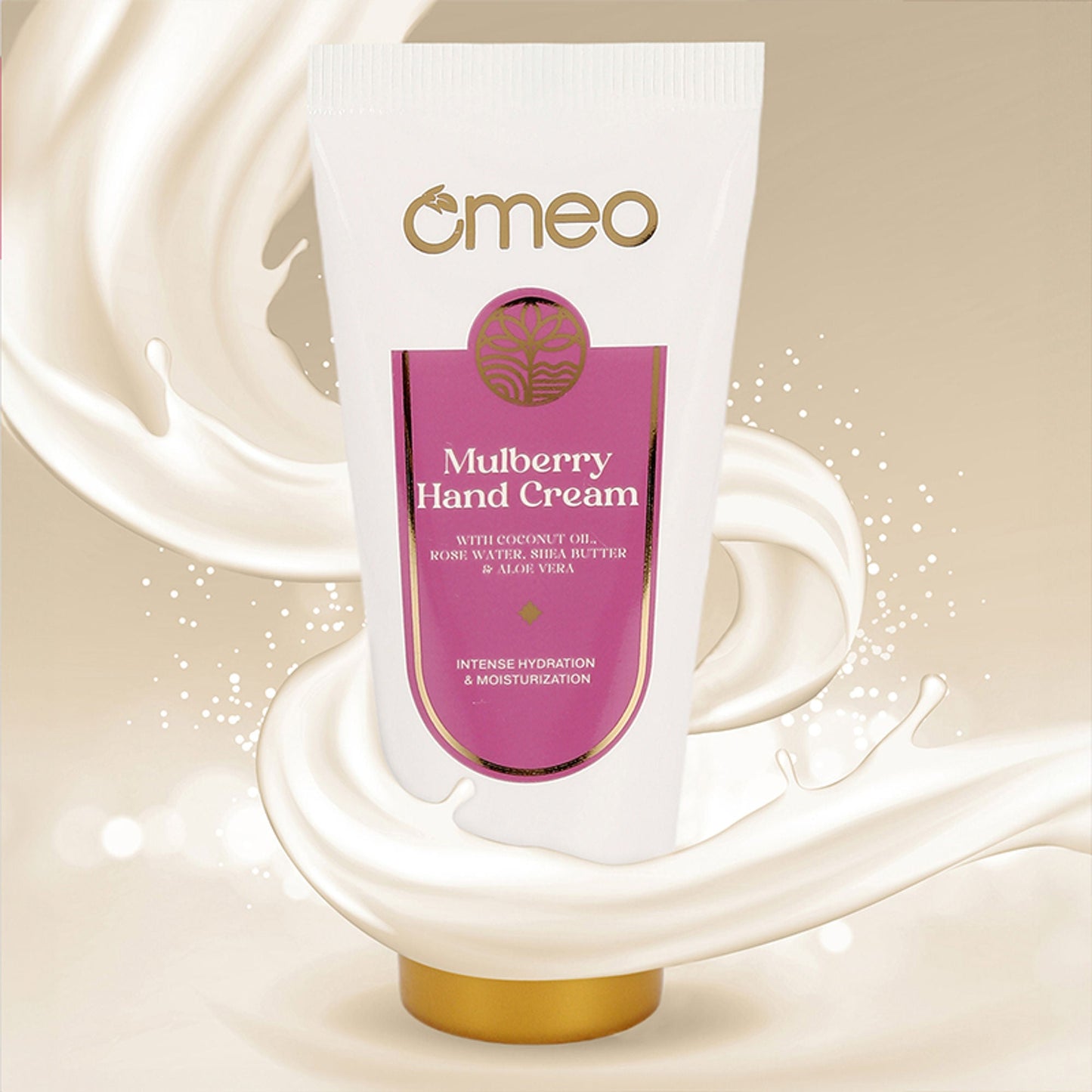 Omeo Mulberry Hand Cream - For Glowing & Hydrated Hands