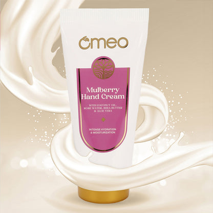 Omeo Mulberry Hand Cream - For Glowing & Hydrated Hands