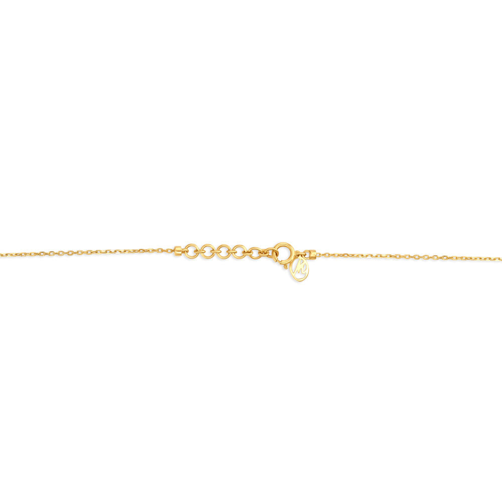 14kt Yellow Gold Stylish Diamond Necklace in 14K Yellow Gold, 0.14 ct