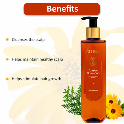 Omeo Arnica Shampoo With Arnica Extracts - Anti Hairfall