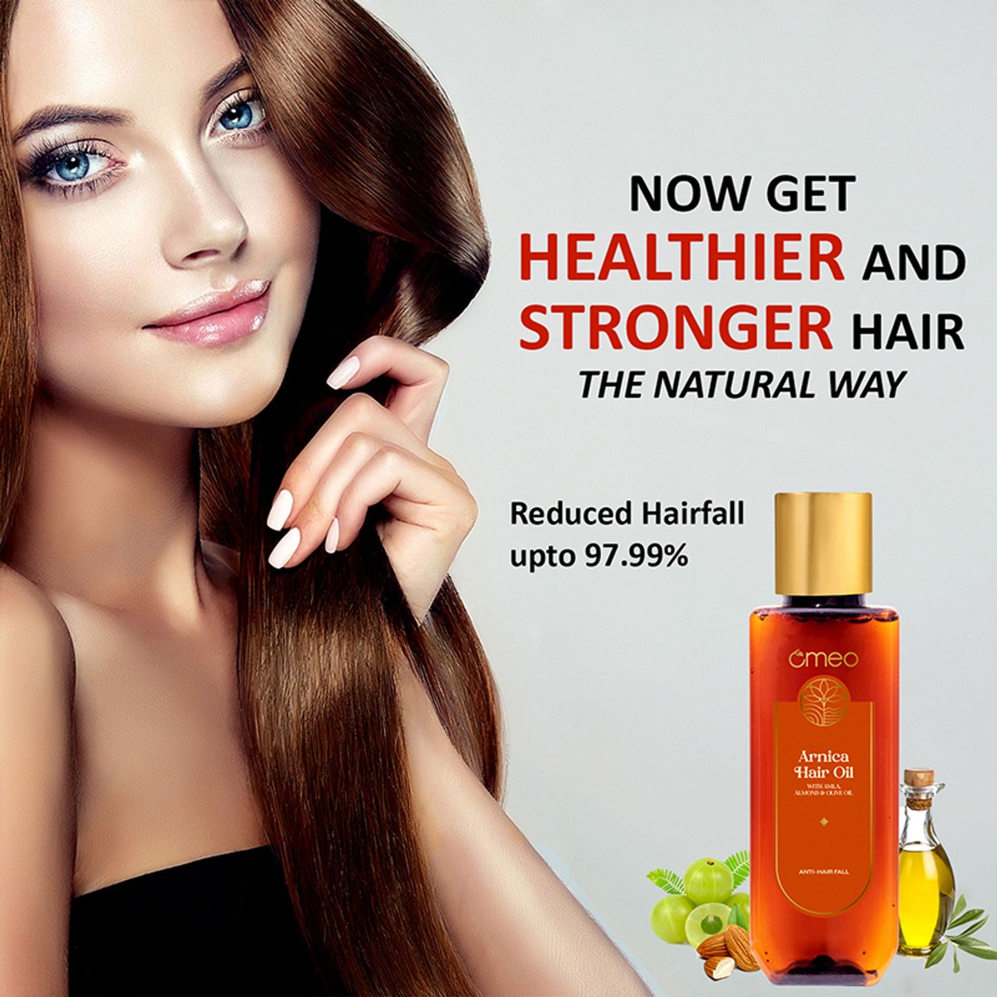 Omeo Arnica Hair Oil With Amla & Almond Oil Extract
