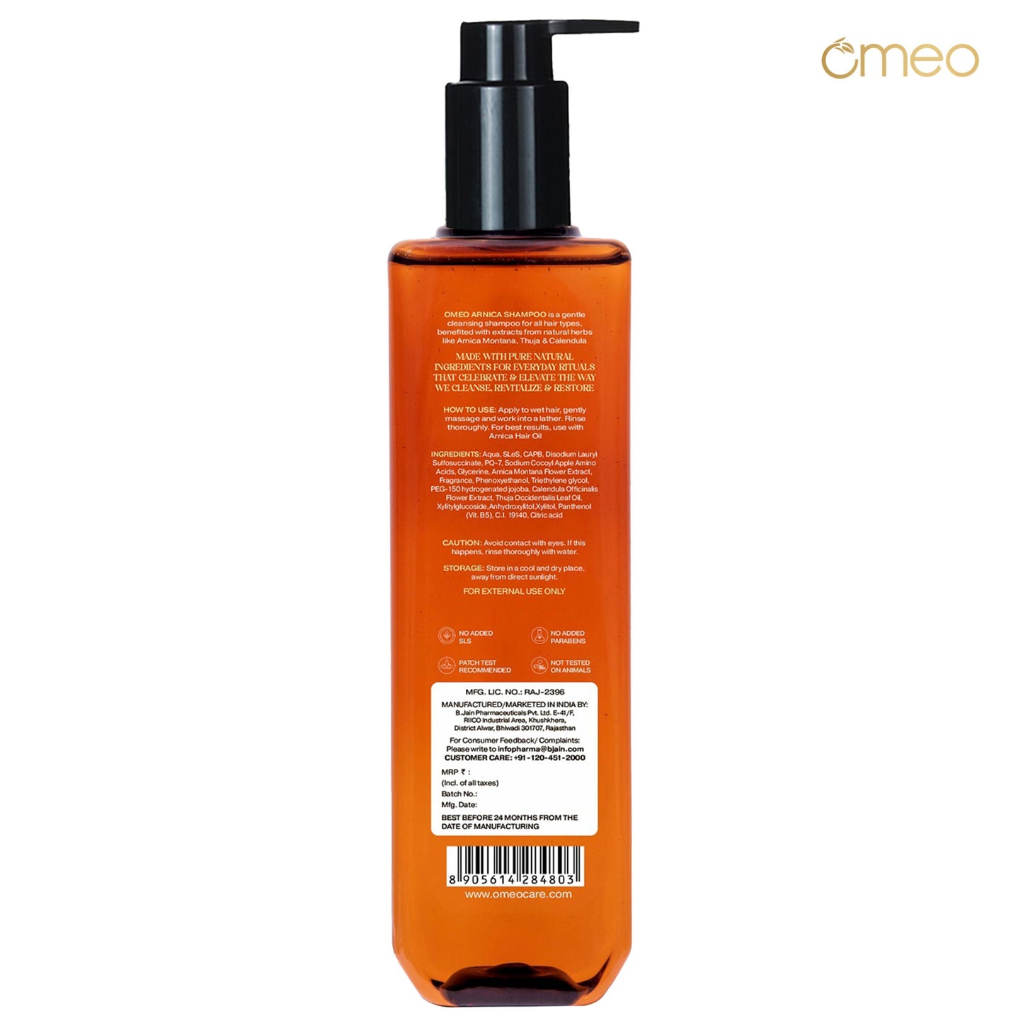 Omeo Arnica Shampoo With Arnica Extracts - Anti Hairfall