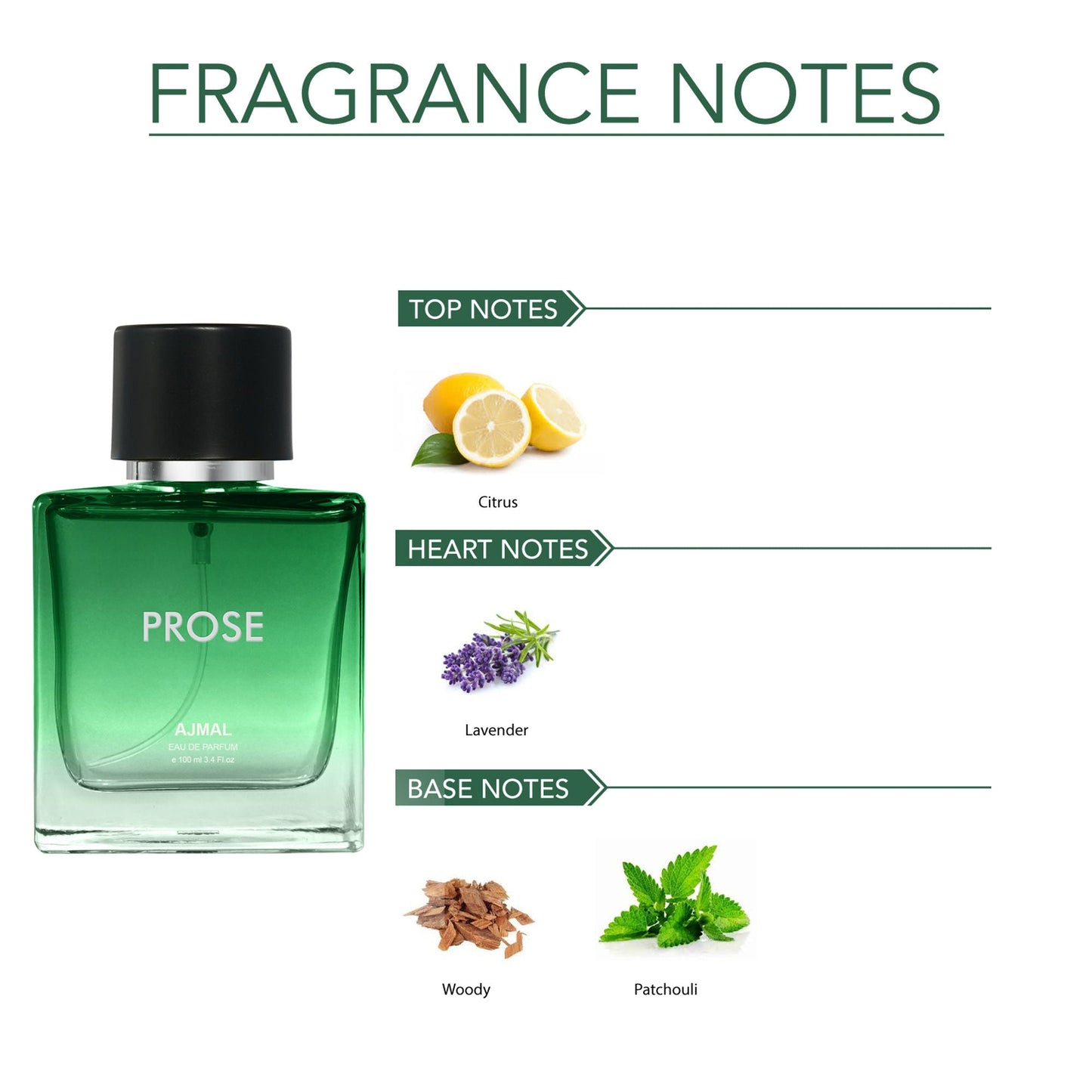 Ajmal India Prose Eau De Parfum Fougere for Men