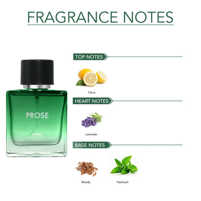 Ajmal India Prose Eau De Parfum Fougere for Men