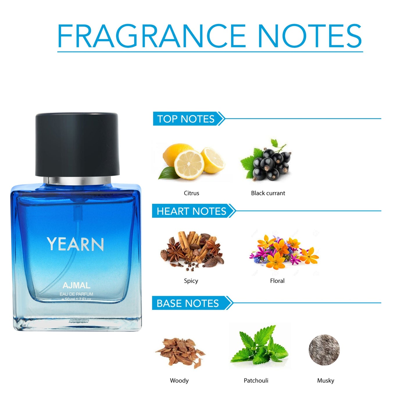 Ajmal India Yearn EDP Perfume For Men
