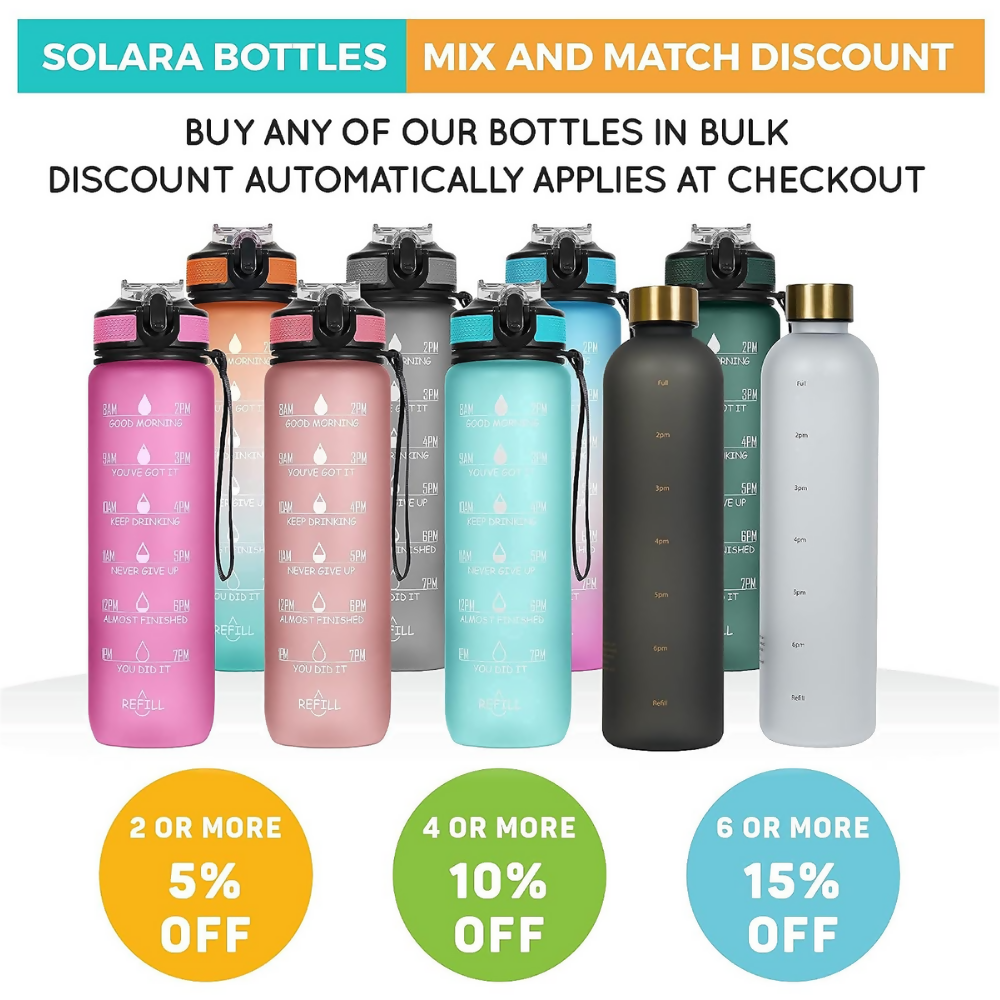 SOLARA Unbreakable Water Bottle - Hunter Green
