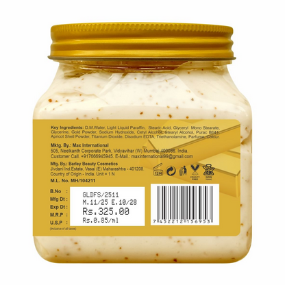 Jeva Gold Scrub - Skin Polishing & Glow Enhancing Gel