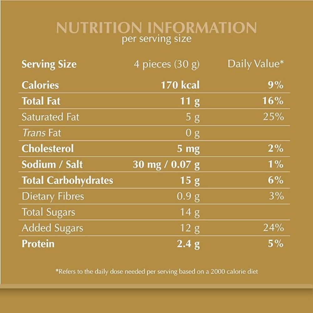Lindt Gold Tab Chocolate with Hazelnut