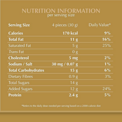 Lindt Gold Tab Chocolate with Hazelnut