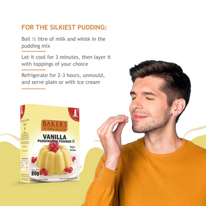 BAKERS Instant Pudding Mix - Vanilla Flavor